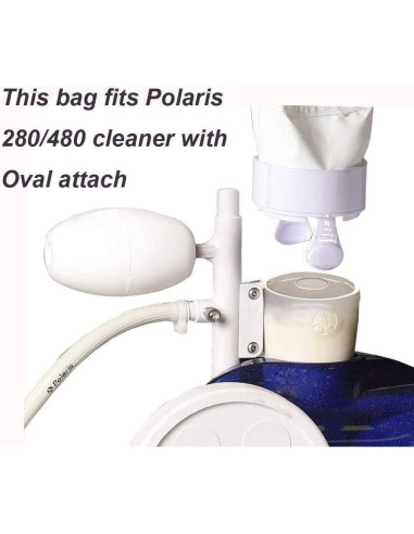 Bolsa de Limpieza de Malla Nylon Polaris 280 480 - Paquete de 2