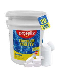 Tabletas de Cloro Profeliz 3" para Piscinas 9.07 kg - Disolución Lenta