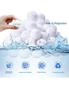 Bolas de Filtro para Piscina KSKVSJ 0.70 kg Reutilizables 2