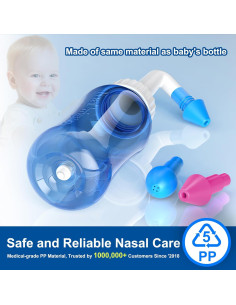 Botella Lavado Nasal MAOEVER 300 ml con 30 Paquetes Sal 2