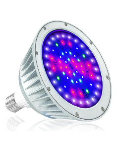 Bombilla LED de Piscina Yusosaif 120V 40W RGBW a Prueba de Agua
