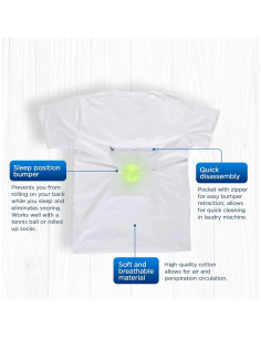 Camiseta Antironquidos Soluciones para Ronquidos XL 2