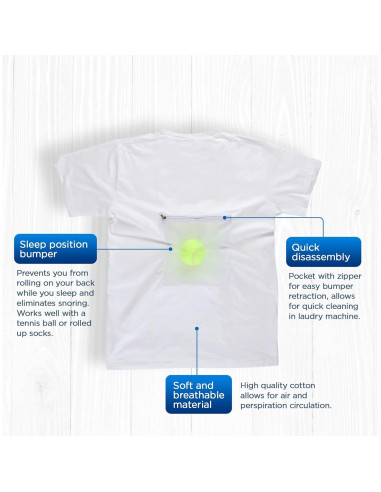 Camiseta Antironquidos Soluciones para Ronquidos XL