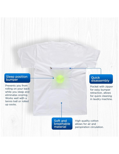 Camiseta Antironquidos Soluciones para Ronquidos XL