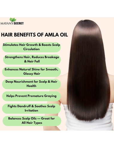 Aceite de Amla Puro Secreto Maya 118ml Orgánico Prensado en Frío