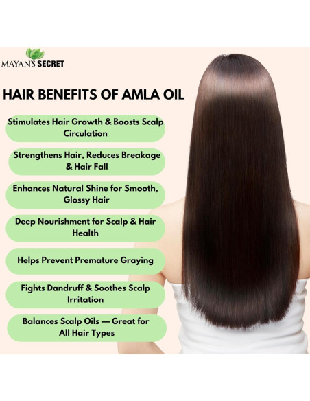 Aceite de Amla Puro Secreto Maya 118ml Orgánico Prensado en Frío