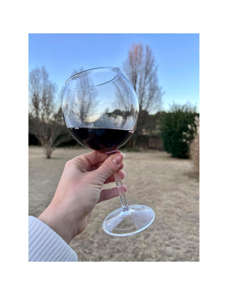 Copas de Vino Flotantes BubbleWally 532 ml - Set de 2