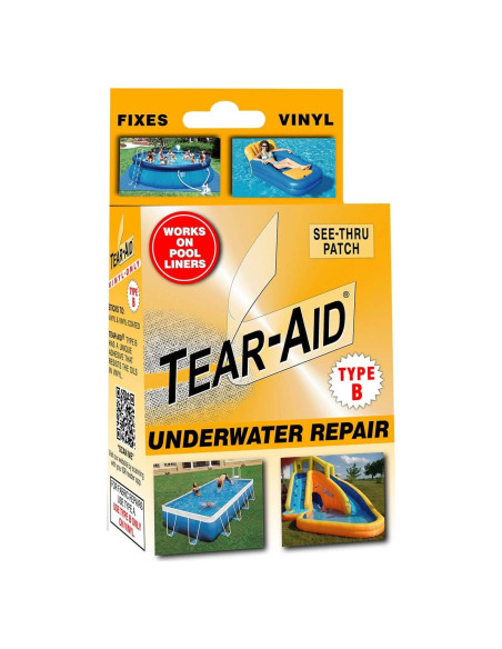 Kit de Reparación Subacuática TEAR-AID para Vinilo - 5 Piezas