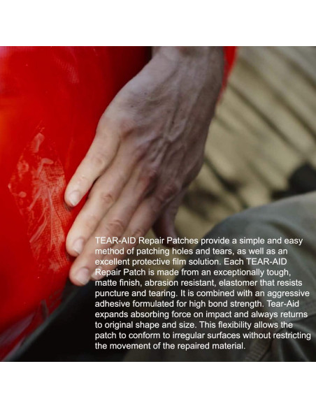 Kit de Reparación Subacuática TEAR-AID para Vinilo - 5 Piezas