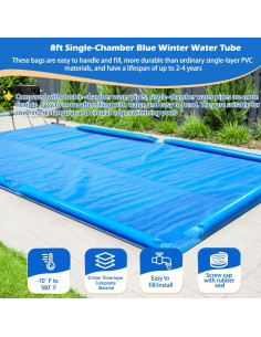 Tubo de agua de invierno Fologtoo 8 pies paquete de 5 unidades 2