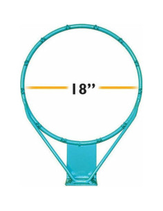 Aro de Baloncesto Dunn-Rite RIM150 45.72 cm Acero Inoxidable Azul 2