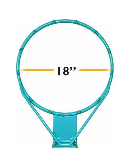 Aro de Baloncesto Dunn-Rite RIM150 45.72 cm Acero Inoxidable Azul