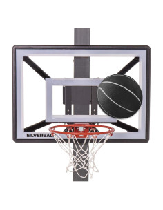 Aro de Baloncesto Junior Silverback 83.82x59.69cm Negro