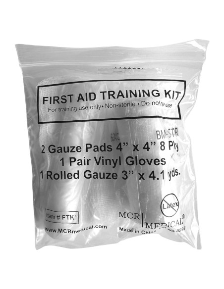 Caja de 10 Kits de Entrenamiento Primeros Auxilios MCR
