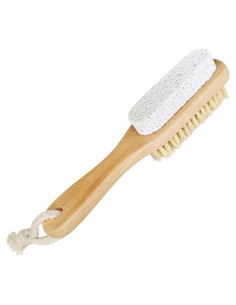 Cepillo de Cerdas Naturales y Piedra Pómez Aisilk - Exfoliador para Pies