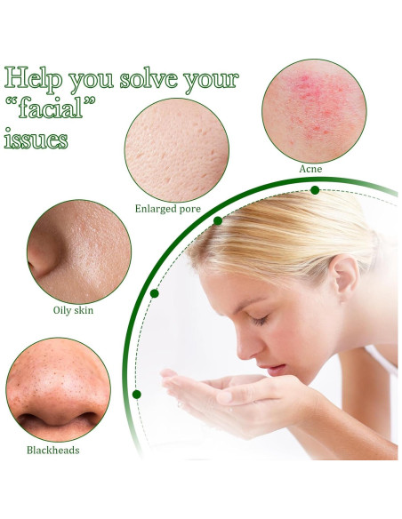 2 Cepillos Secos Faciales de Madera Natural Ajcotahm