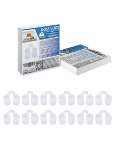 Dilator Nasal Mobi Lock - Paquete de 12 Grande - Silicona Suave