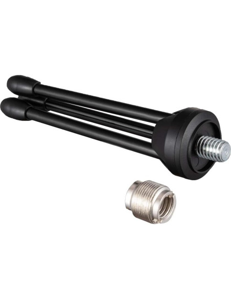 Soporte de micrófono de trípode plegable con pies antideslizantes