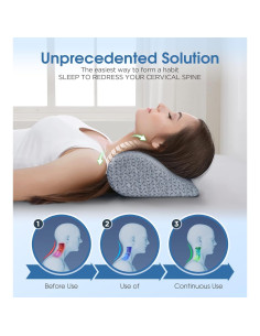 Cojín Cervical Demelon Espuma Viscoelástica Alivio Dolor 2