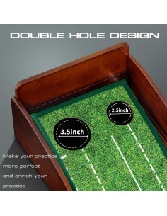 Alfombra de Putting Eleko Meyar Verde 2.74m con Espejo 2