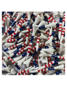 Tee de Golf Pride Performance Plástico Estrellas y Rayas 6.99 cm 100 Unidades