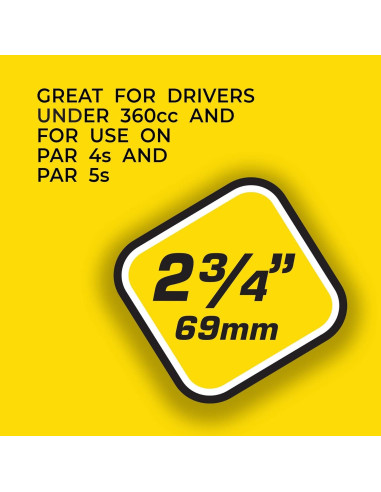 Tee de Golf Pride Performance Plástico Estrellas y Rayas 6.99 cm 100 Unidades