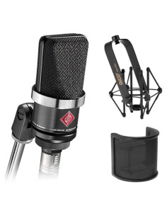 Micrófono de Condensador Neumann TLM-102 Negro con Soporte y Filtro