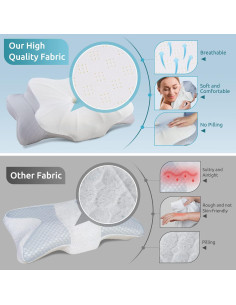 Almohada Cervical DONAMA Espuma Viscoelástica 63x38 cm 2