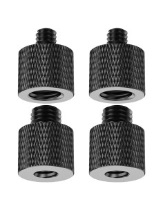 Adaptador de tornillo 3/8 a 1/4 Rigych - 4 Pcs Aluminio