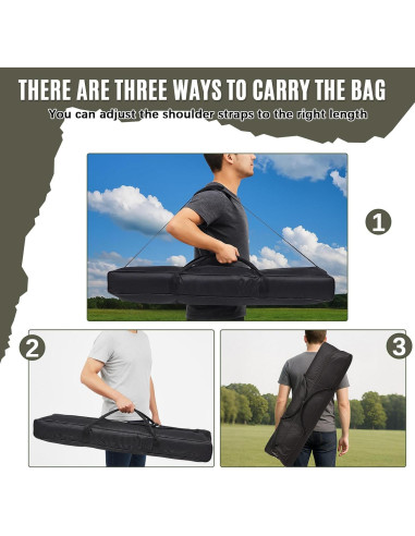 Bolsa de Transporte para Soportes de Altavoz y Micrófono 101.6x24x11cm - Tela Oxford 1680D