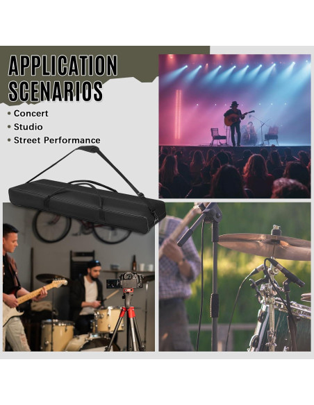 Bolsa de Transporte para Soportes de Altavoz y Micrófono 101.6x24x11cm - Tela Oxford 1680D