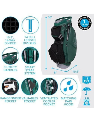 Bolsa de Golf para Carrito Sun Mountain C130 14 Divisores