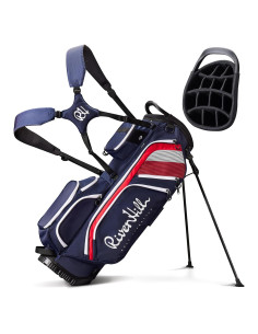 Bolsa de Golf River Hill de 14 Vías con 9 Bolsillos y Correas Acolchadas