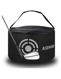 Bolsa de Impacto de Golf ASENVER JYDJB-H Negra Portátil