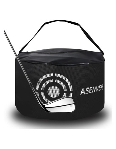 Bolsa de Impacto de Golf ASENVER JYDJB-H Negra Portátil
