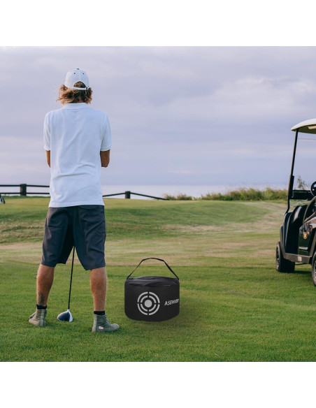 Bolsa de Impacto de Golf ASENVER JYDJB-H Negra Portátil