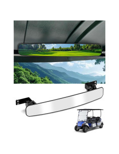 Espejo Retrovisor Trasero HOWBOW para Carrito de Golf 41.91 cm