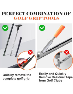 Herramienta de Remoción de Grip de Golf THE GOLFER STORE 28 cm 2
