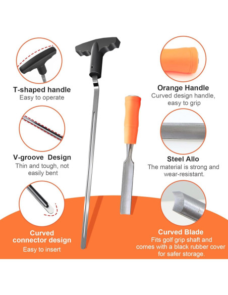 Herramienta de Remoción de Grip de Golf THE GOLFER STORE 28 cm