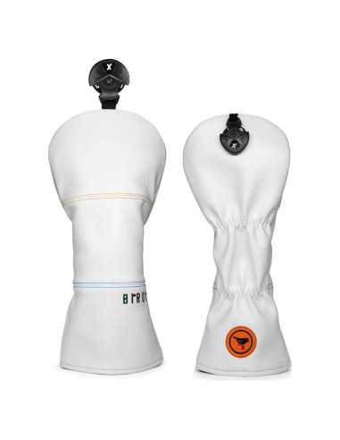 Cubierta de Cabeza de Golf Aliennana Cuero Premium Bordado