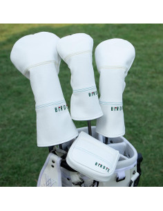 Cubierta de Cabeza de Golf Aliennana Cuero Premium Bordado 2