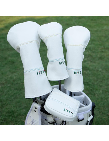 Cubierta de Cabeza de Golf Aliennana Cuero Premium Bordado