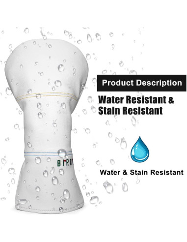 Cubierta de Cabeza de Golf Aliennana Cuero Premium Bordado