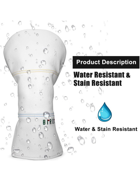 Cubierta de Cabeza de Golf Aliennana Cuero Premium Bordado