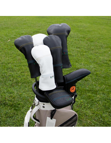 Cubierta de Cabeza de Golf Aliennana Cuero Premium Bordado