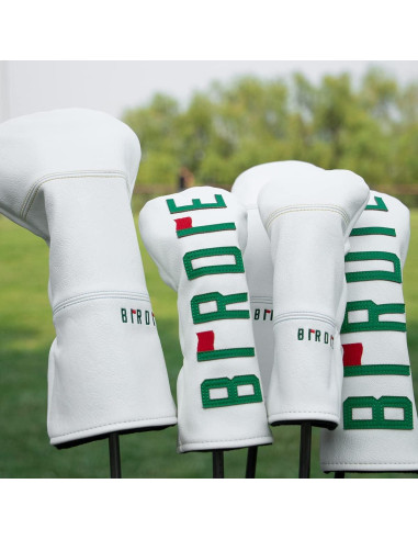 Cubierta de Cabeza de Golf Aliennana Cuero Premium Bordado