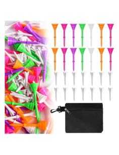 Tees de Golf FINGER TEN Irrompibles 30 Largos 8.26 cm y 20 Cortos 3.81 cm