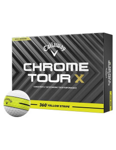 Pelotas de Golf Callaway Chrome Tour X 360 Stripe 1 Unidad