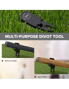 Soporte para Cigarros de Golf Dynasty Golf 6 en 1 Negro 2