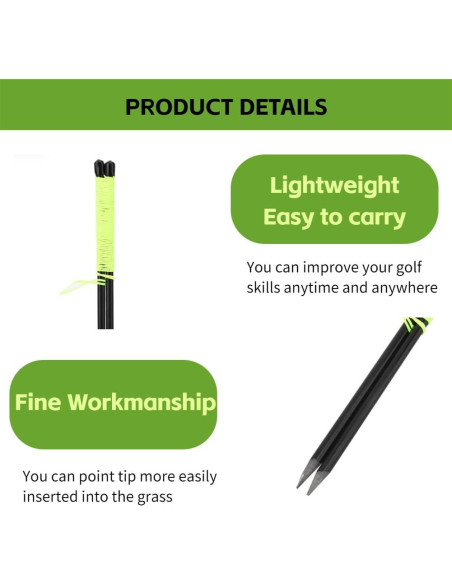 Herramienta de Alineación de Golf Drfeify con Cuerda 3m